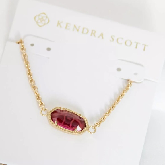 Kendra Scott | Gold Elaina Chain Bracelet - Berry - Picture 5 of 10